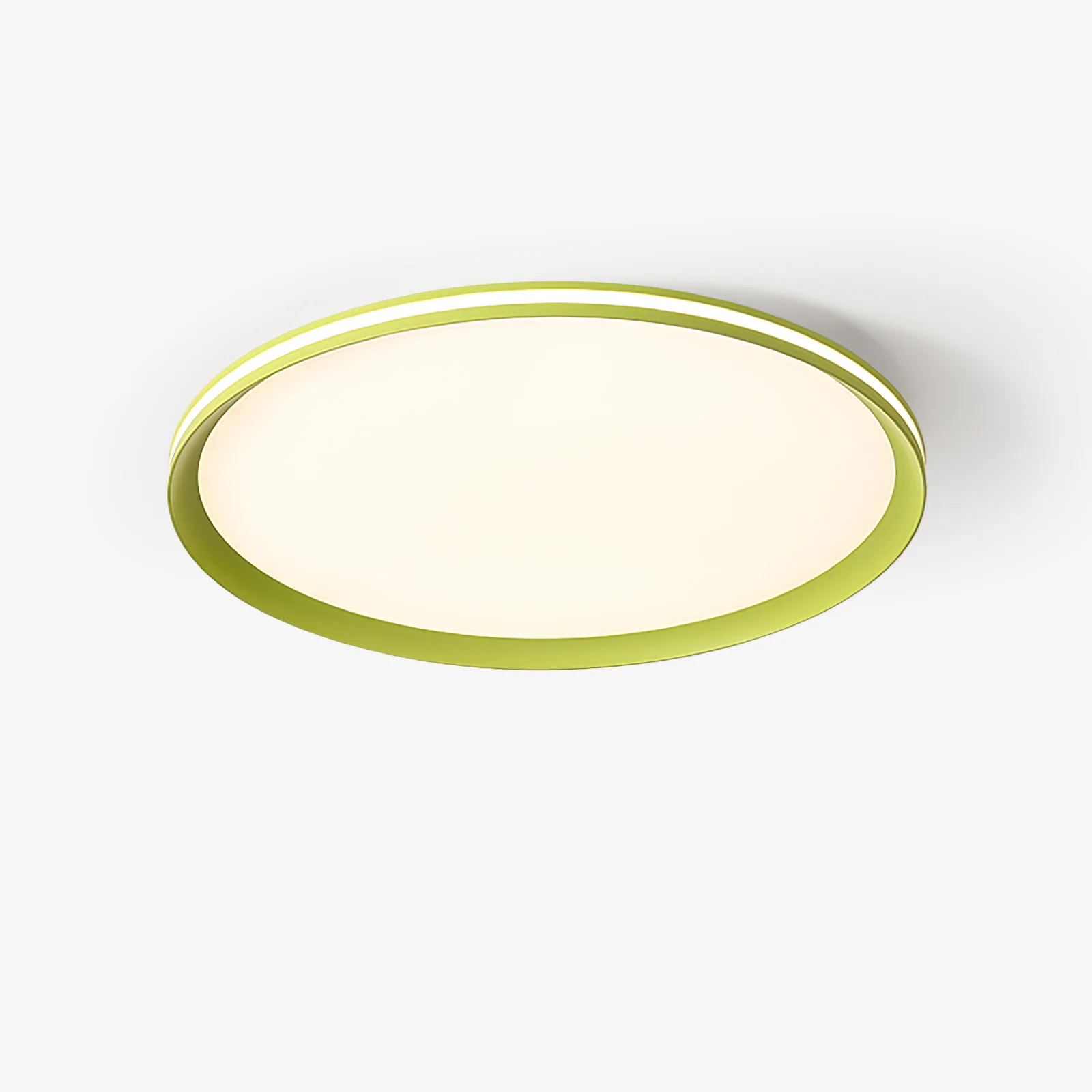 Потолочный светильник Acrylic Circular LED - ∅40см x 3см, зеленый, 3000-6500К