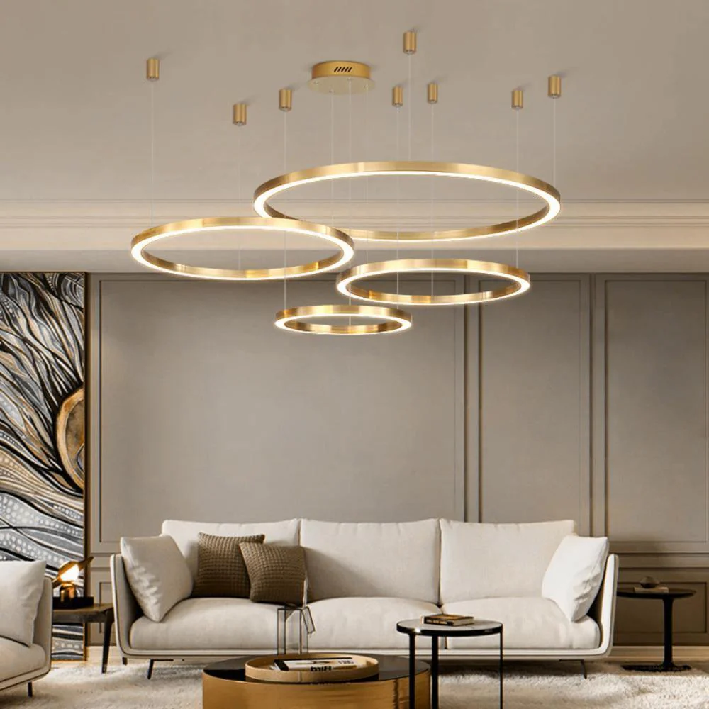 Подвесной светильник Ring LED - ∅100см, теплый свет