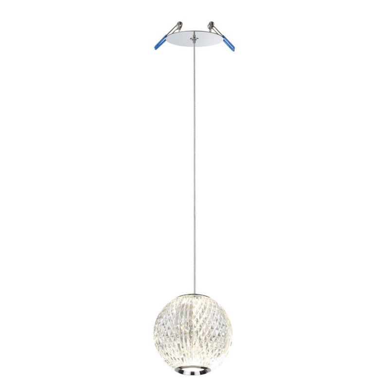 Подвес Odeon Light хром/металл/акрил LED 5W 4000K 365лм CRYSTAL 5007/5LA