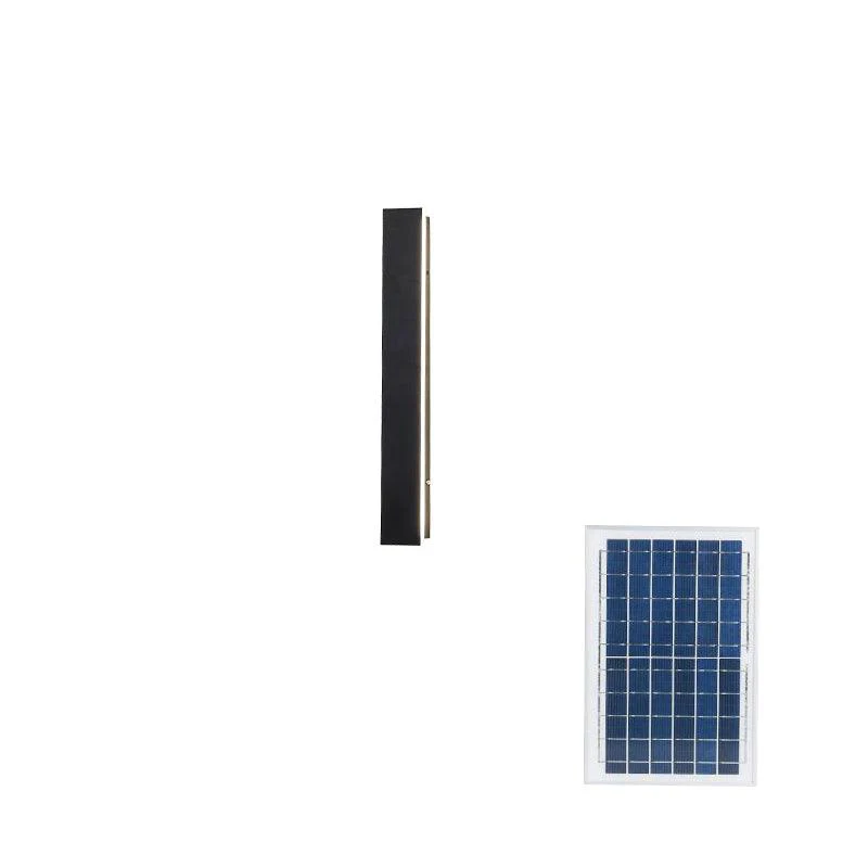 Уличный светильник Long Strip Solar - ∅5см x 60см, черный, теплый свет