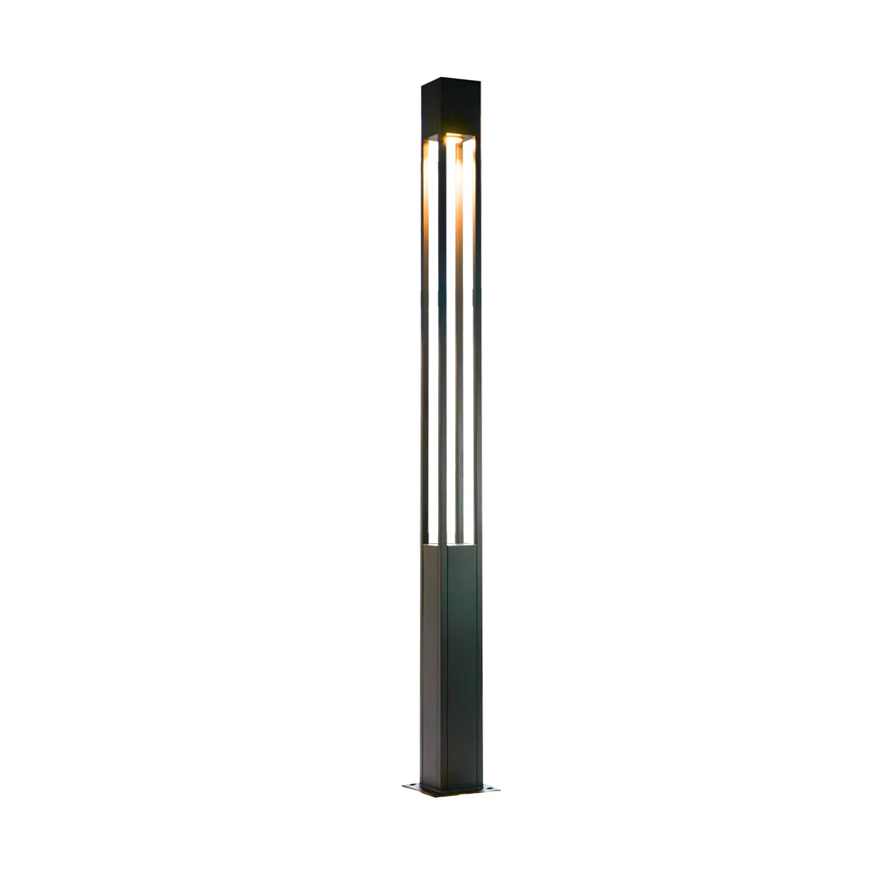 Уличный светильник Pole -  4 шт. ∅17см x 300см, черный, холодный свет