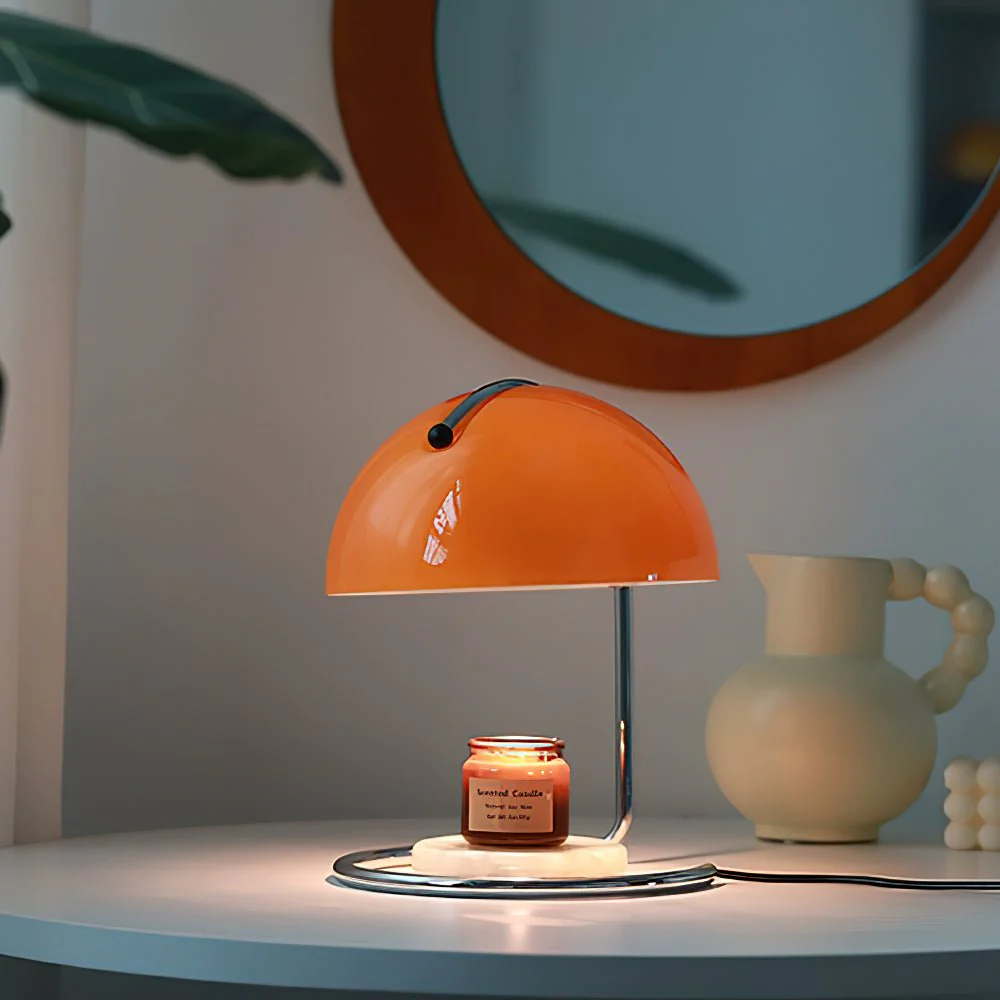 Pierre Table Lamp - ∅ 9.8″ x H 19.7″ / Dia 22cm x H 28cm / Red / US plug