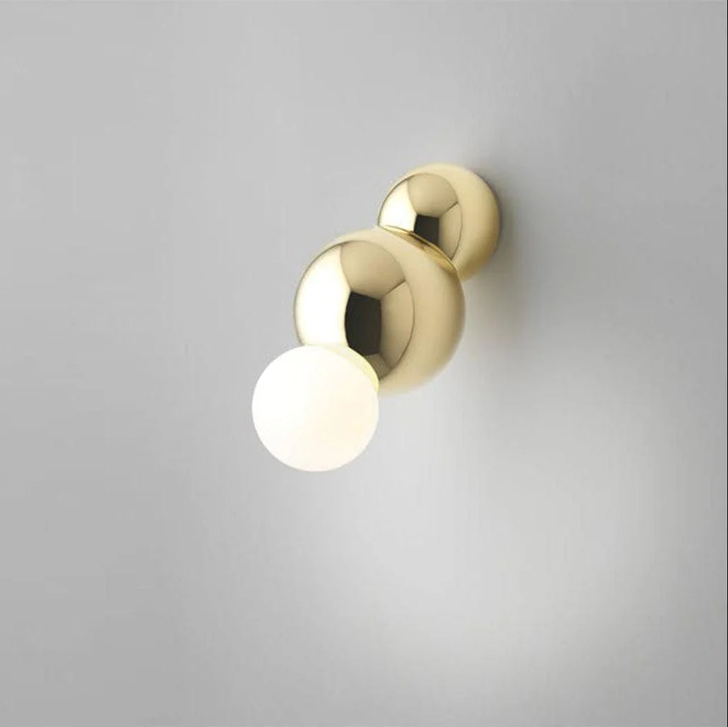 Настенный светильник Ball Mounted - 9см x 8см, черный