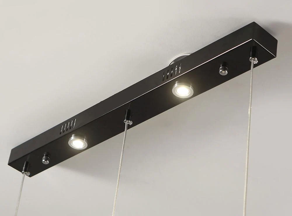 Подвесной светильник Aviara LED - ∅38см x 8см, черный, смола, нейтральный свет