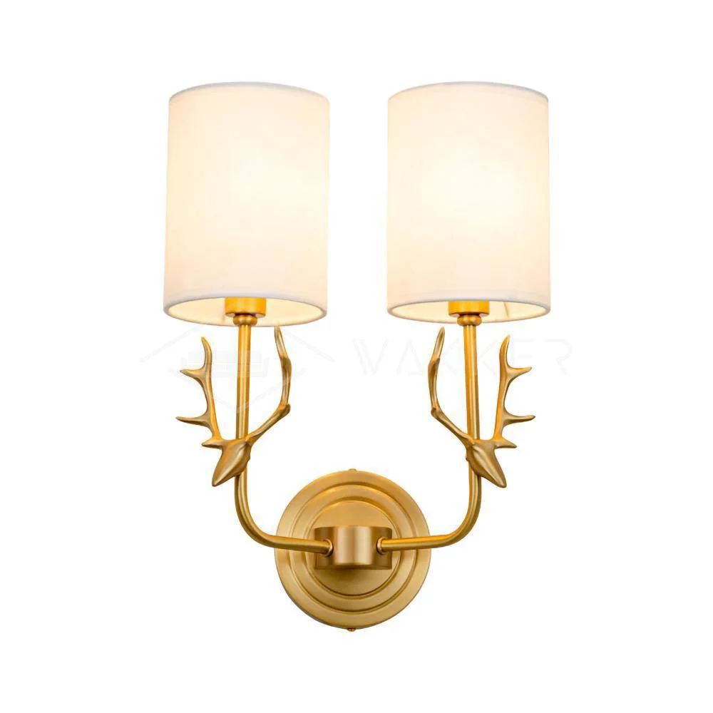 Настенный светильник Brass Deer Head - ∅28см x 39см, латунь