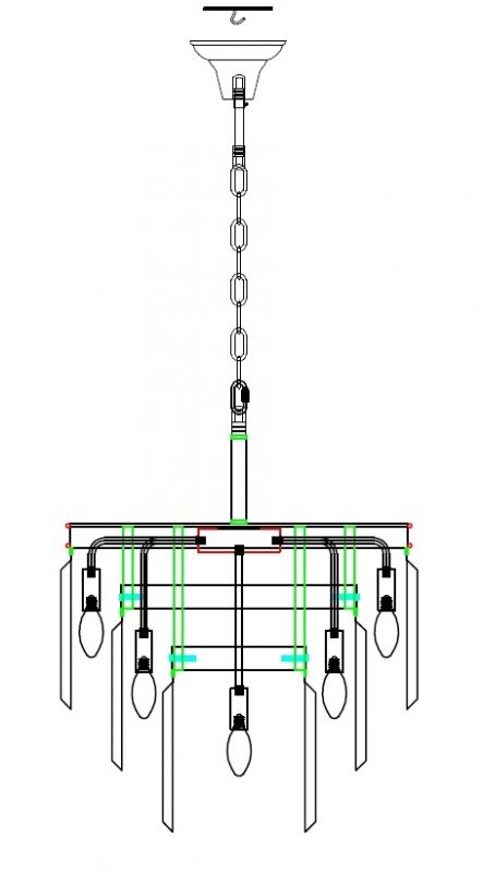 Люстра MAK-interior Odeon BD-942831