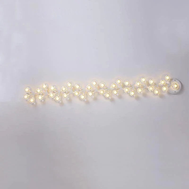 Потолочный светильник LED Net - 37 источников света 145см x 73см, черный, холодный свет
