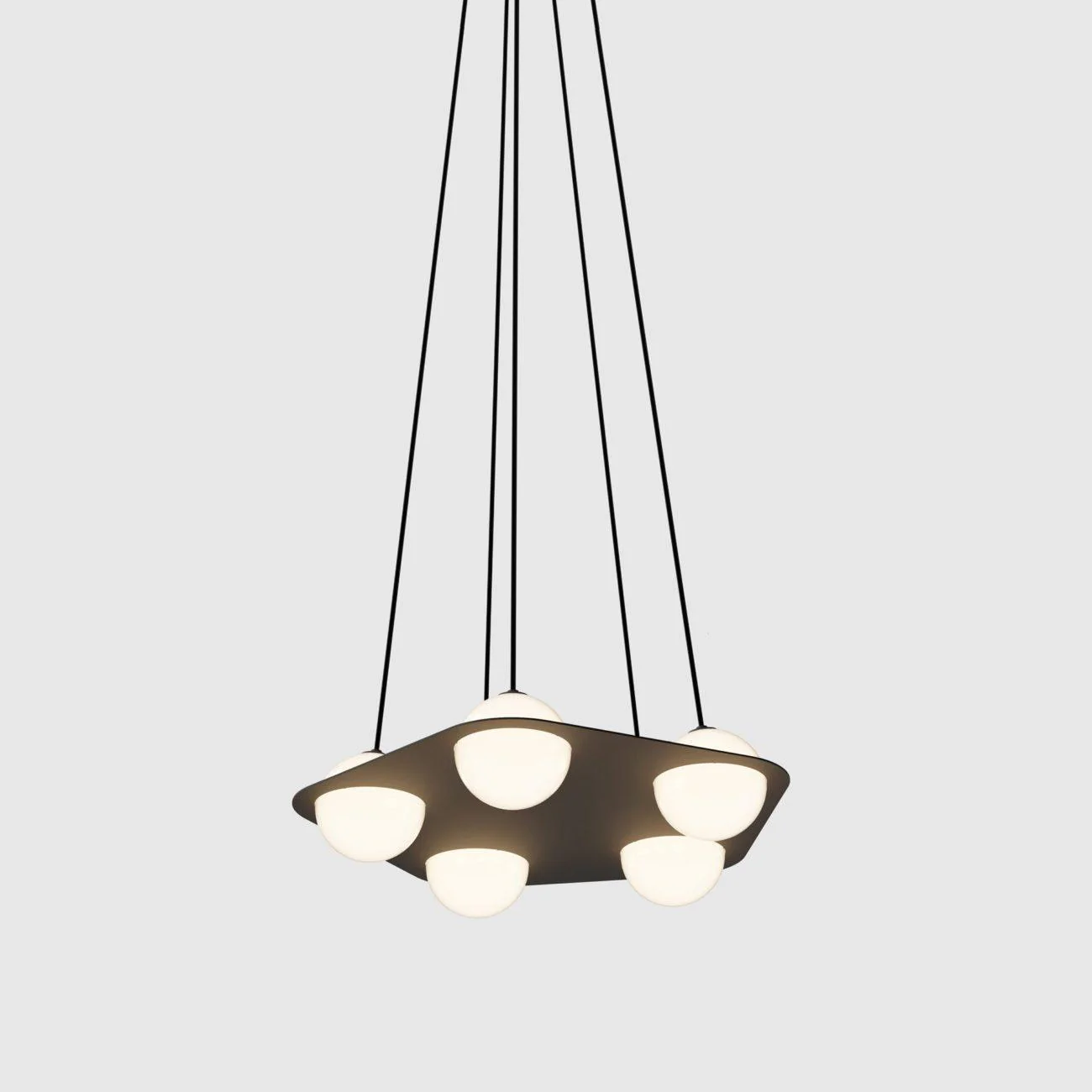 Orbion Black Pendant Lamp - Laurent-07 ∅85см x 20см, черный