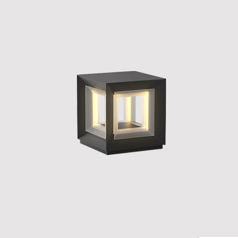 Уличный светильник Light Cube - модель A, проводная версия, 25см x 25см x 14см, теплый свет