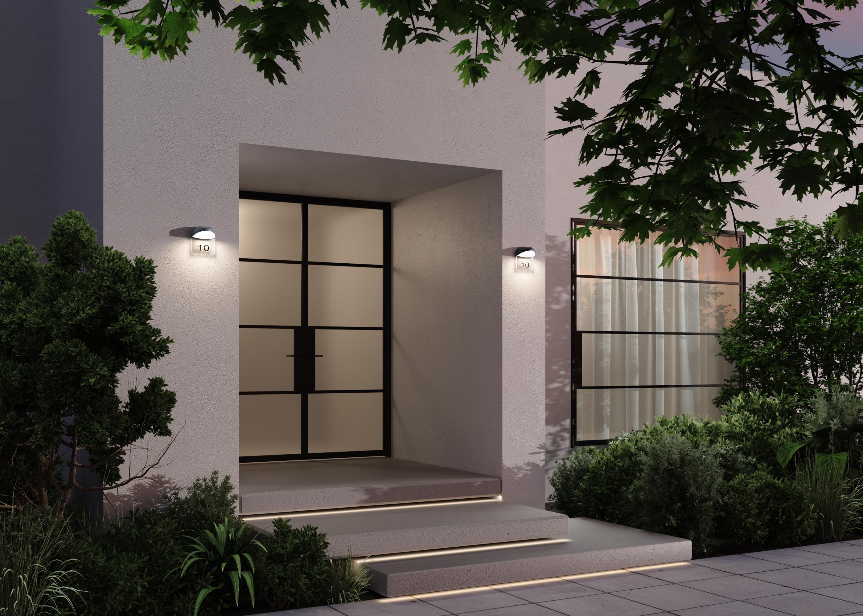 Настенный светильник (бра) Maytoni Gloss 100-260V 7W IP65 3000K O447WL-L7GF3K