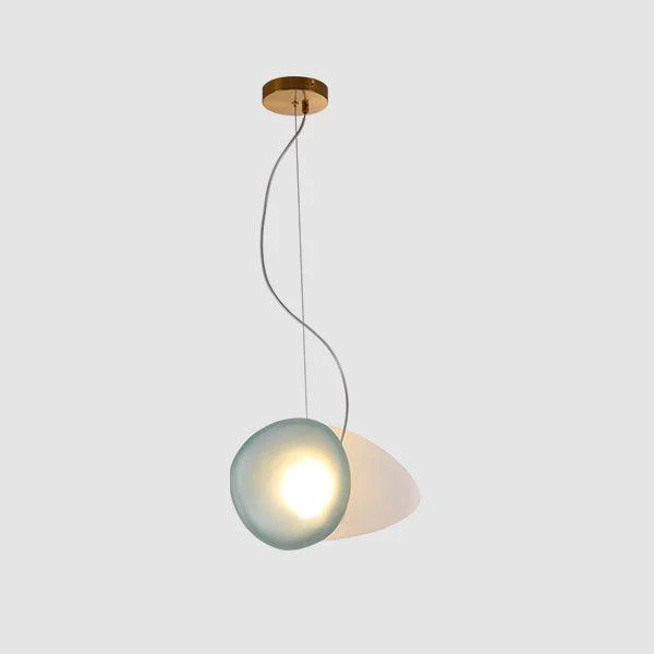 Подвесной светильник модель Translucent Frosted Glass - модель 11, ∅30см x 30см, белый, белый, теплый свет