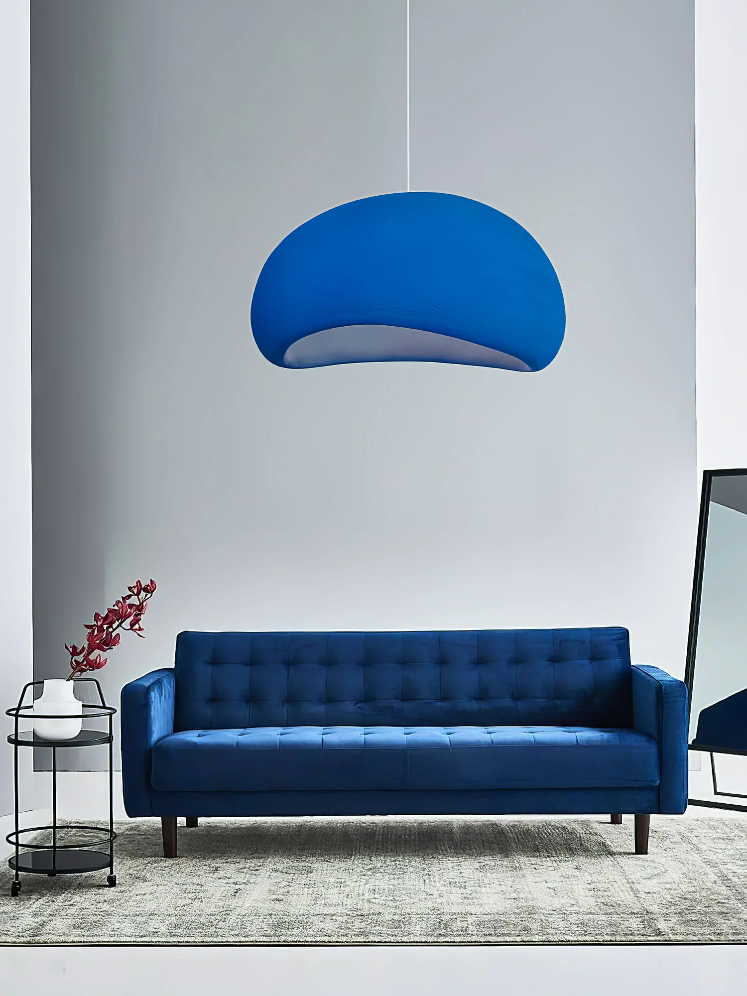 Подвесной светильник Cloud Style B - ∅100см x 38см, оранжевый