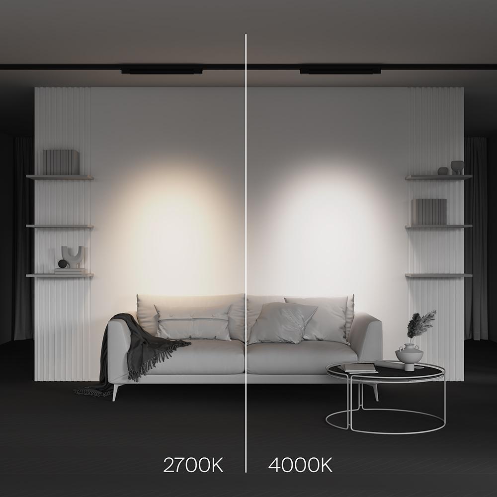 Трековый светильник Maytoni Points 230V 20W IP20 2700-4000K TR195-3-20W4K-M-B