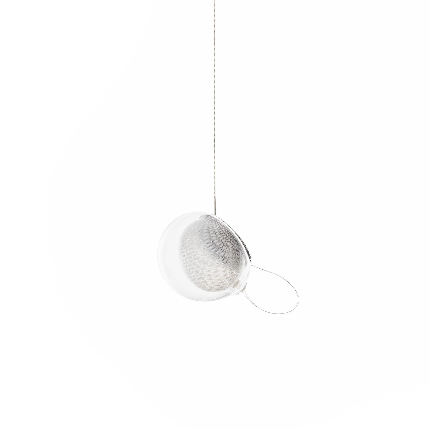Подвесной светильник Mesh Glass - 5 подвесов ∅15см x 150см, холодный свет