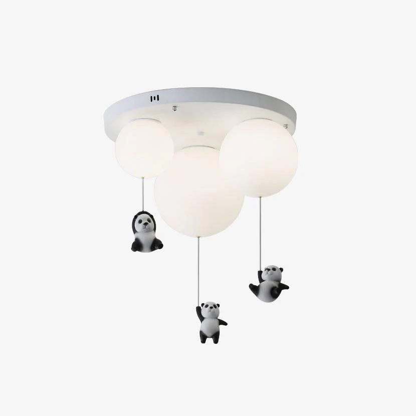 Потолочный светильник Panda - модель A ∅15см x 35см, белый