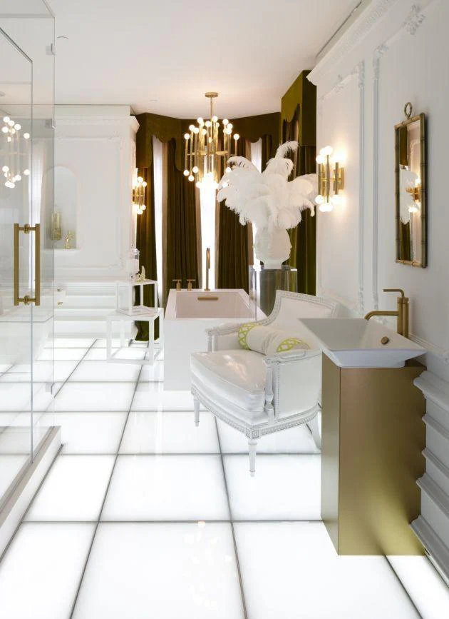 Настенный светильник Meurice - ∅22см x 37см, хром