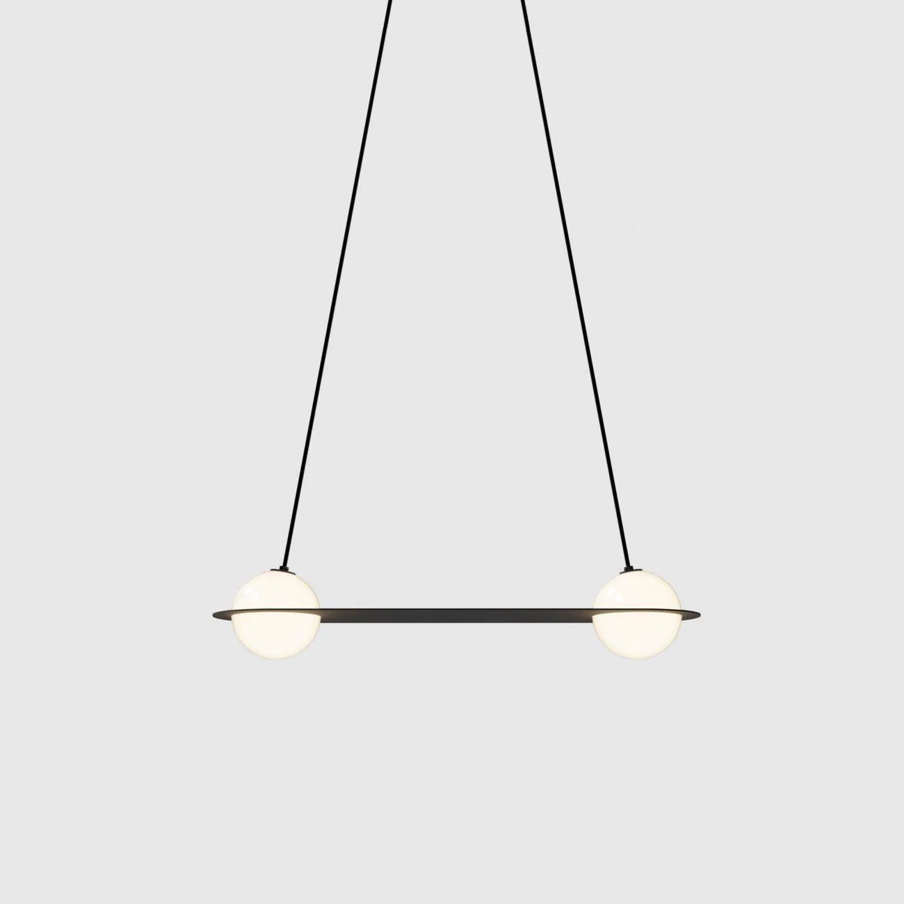Orbion Black Pendant Lamp - Laurent-07 ∅85см x 20см, черный