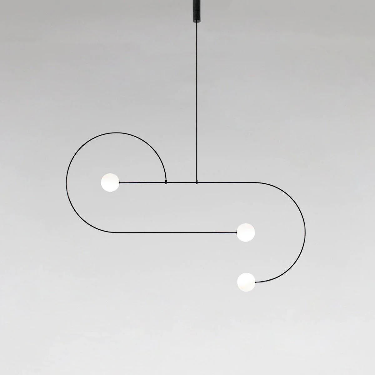 Люстра Mobile Chandelier - 3 подвеса, черный