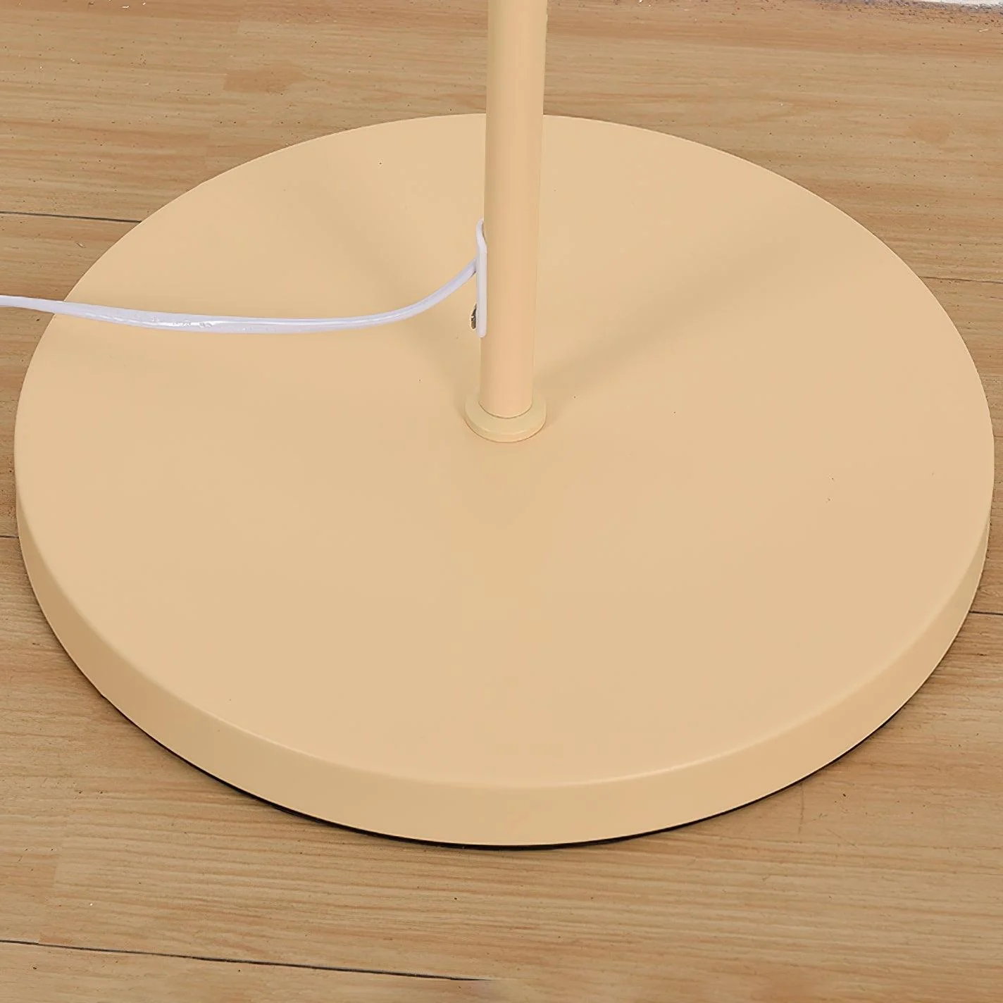 Crescini Pleated Floor Lamp - ∅ 11.8″ x H 59.8″/ Dia 30cm x H 152cm / Green & Light yellow / US plug