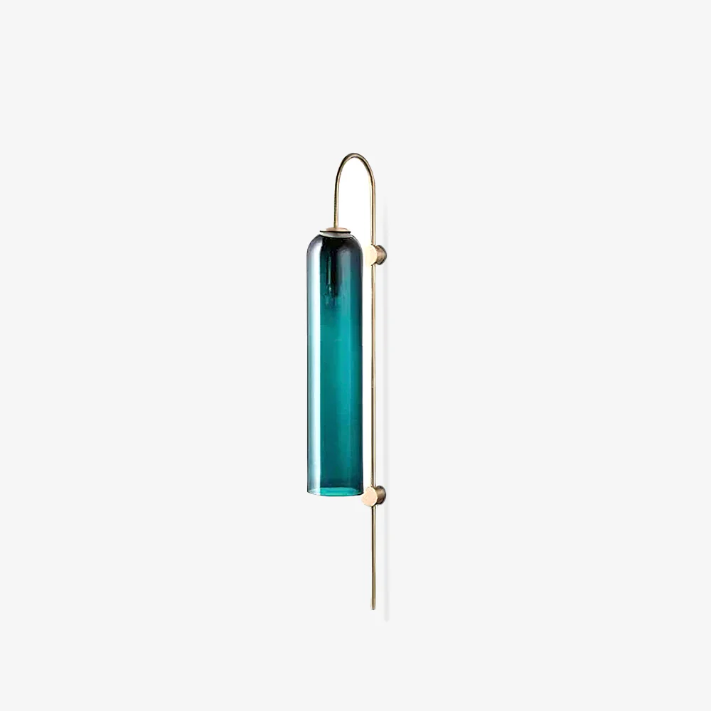Настенный светильник Modern Glass - 19см x 80см, золотой, прозрачный