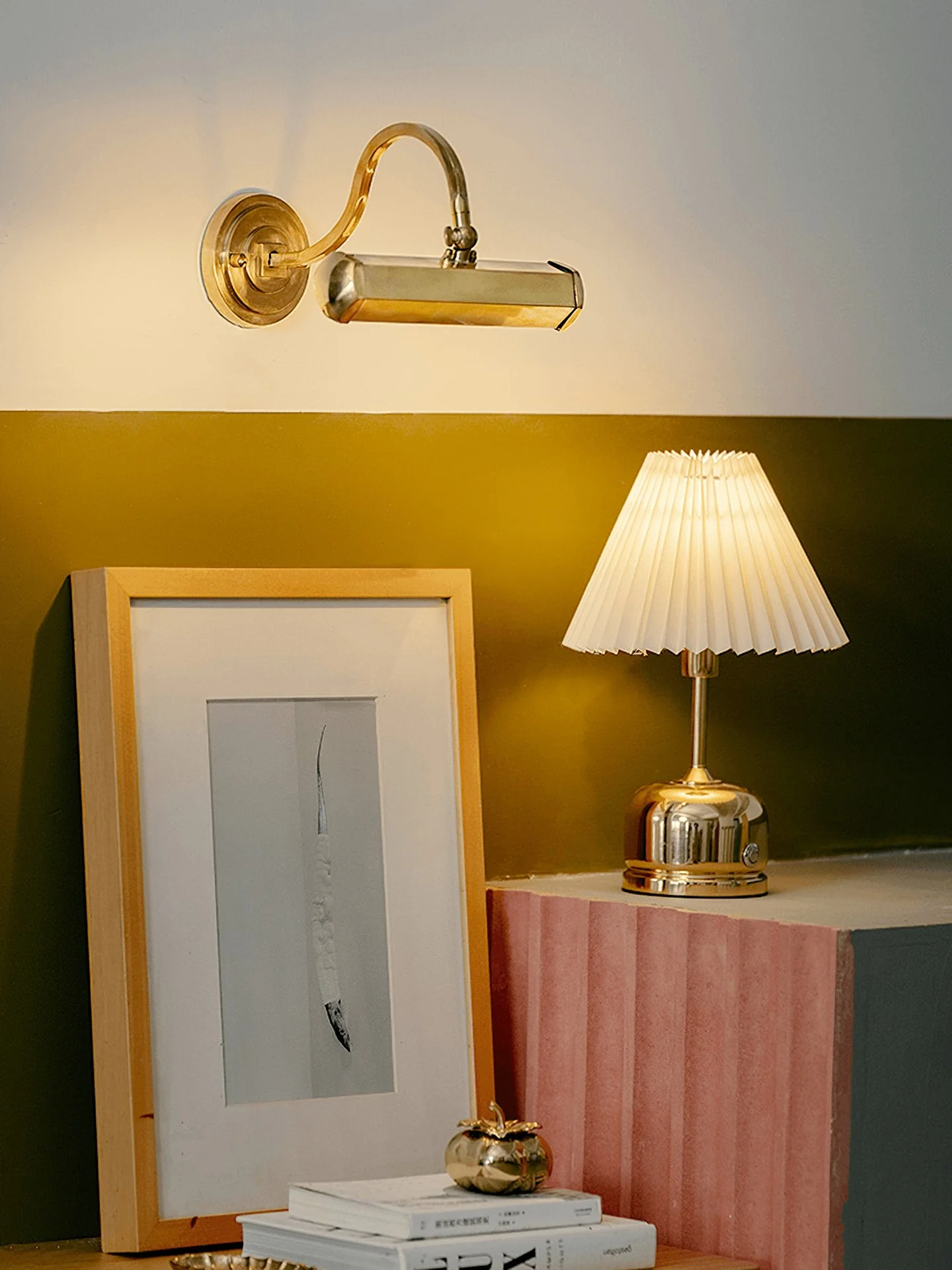Pacific Wall Lamp - ∅ 9.8″ x H 5.9″ set of 2 / Gold