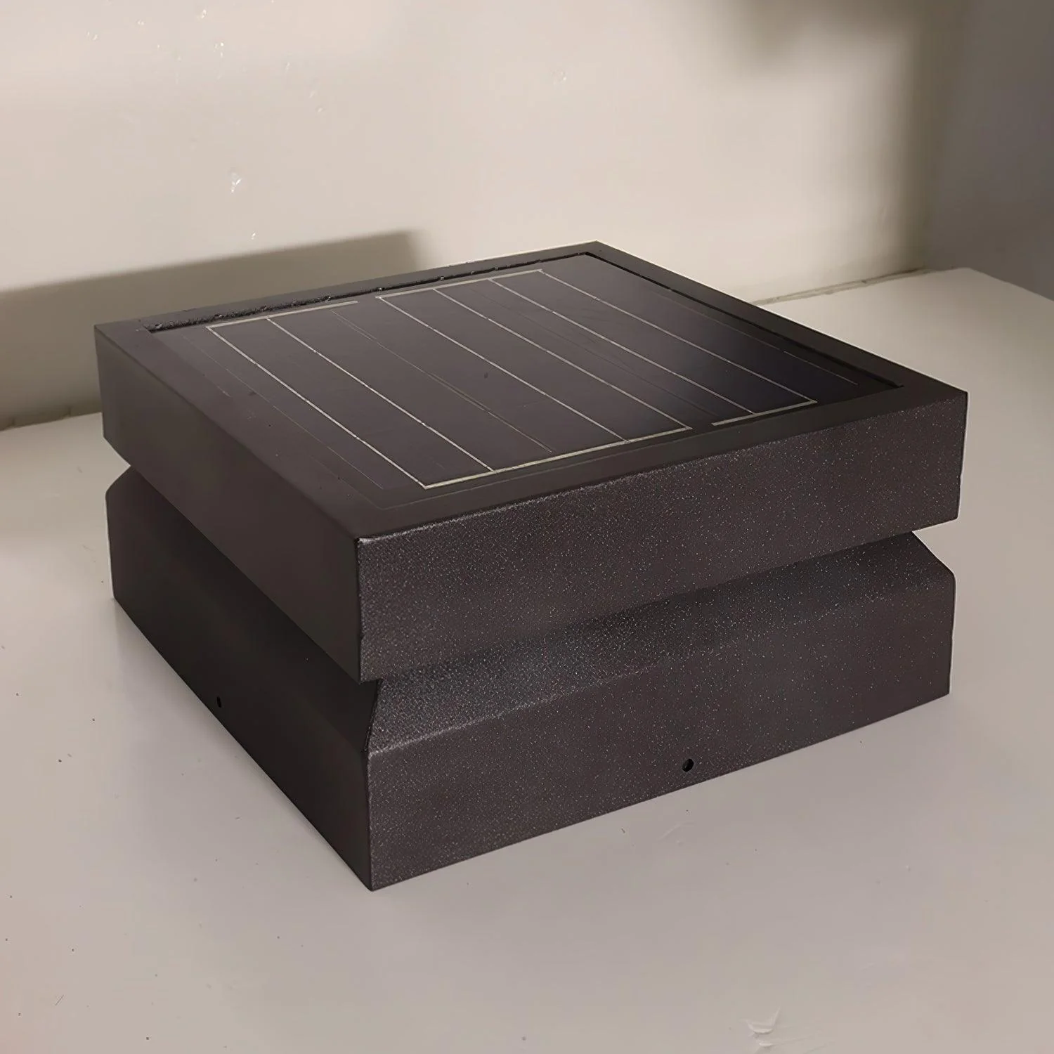 Уличный светильник Square Post Outdoor - модель A, проводная версия, 30см x 30см x 15см, тёплый свет