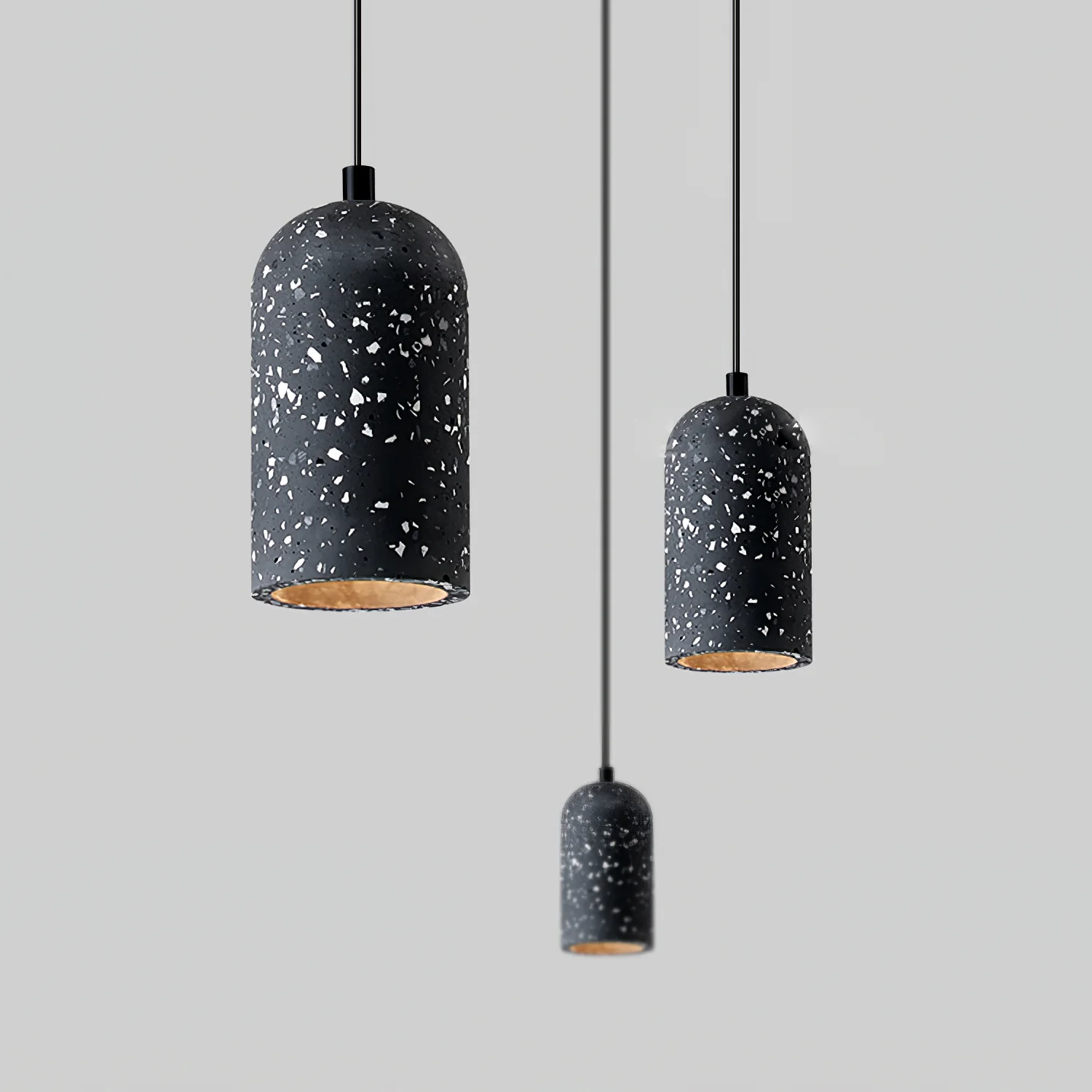 Подвесной светильник U Concrete - ∅10см x 18см, белый