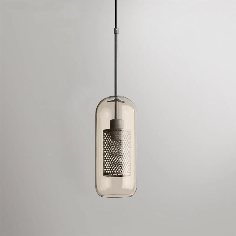 Подвесной светильник Chiswick Glass - груша, ∅25см x 28см, черный, стекло