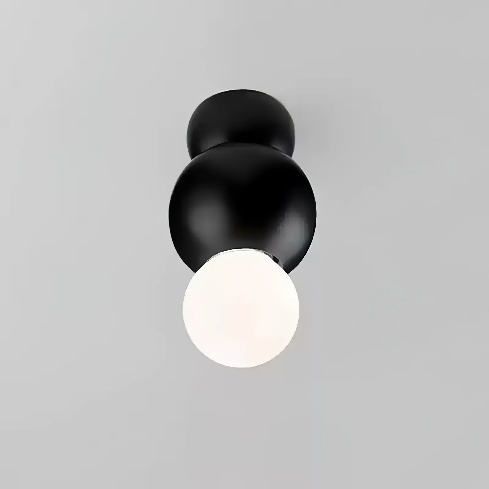Настенный светильник Ball Mounted - 9см x 8см, черный