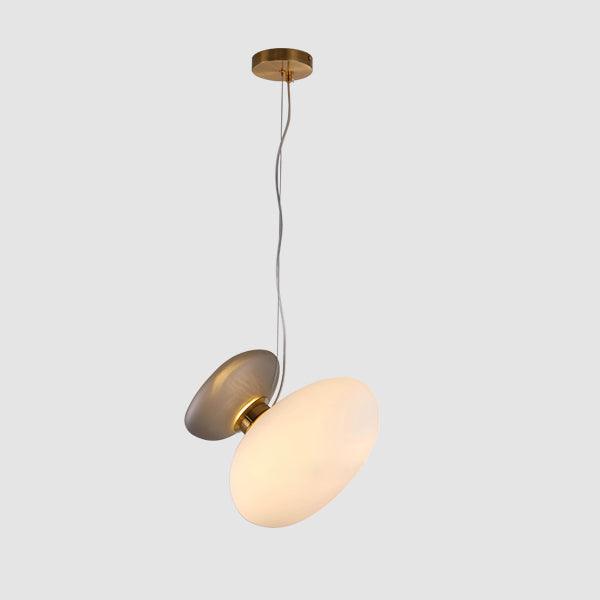 Подвесной светильник модель Translucent Frosted Glass - модель 11, ∅30см x 30см, белый, белый, теплый свет