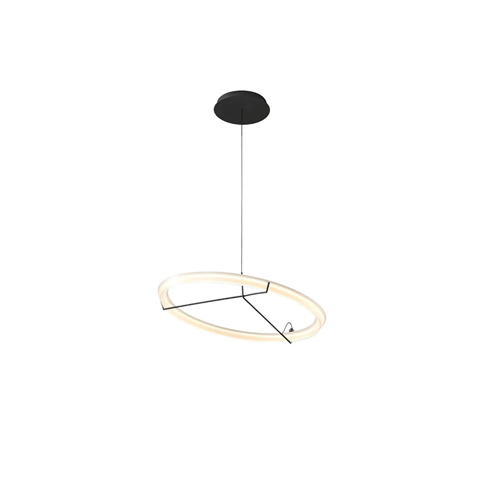 Подвесной светильник Ring Nodes - модель A ∅75см x 150см, золотой, белый, 3000-6500К