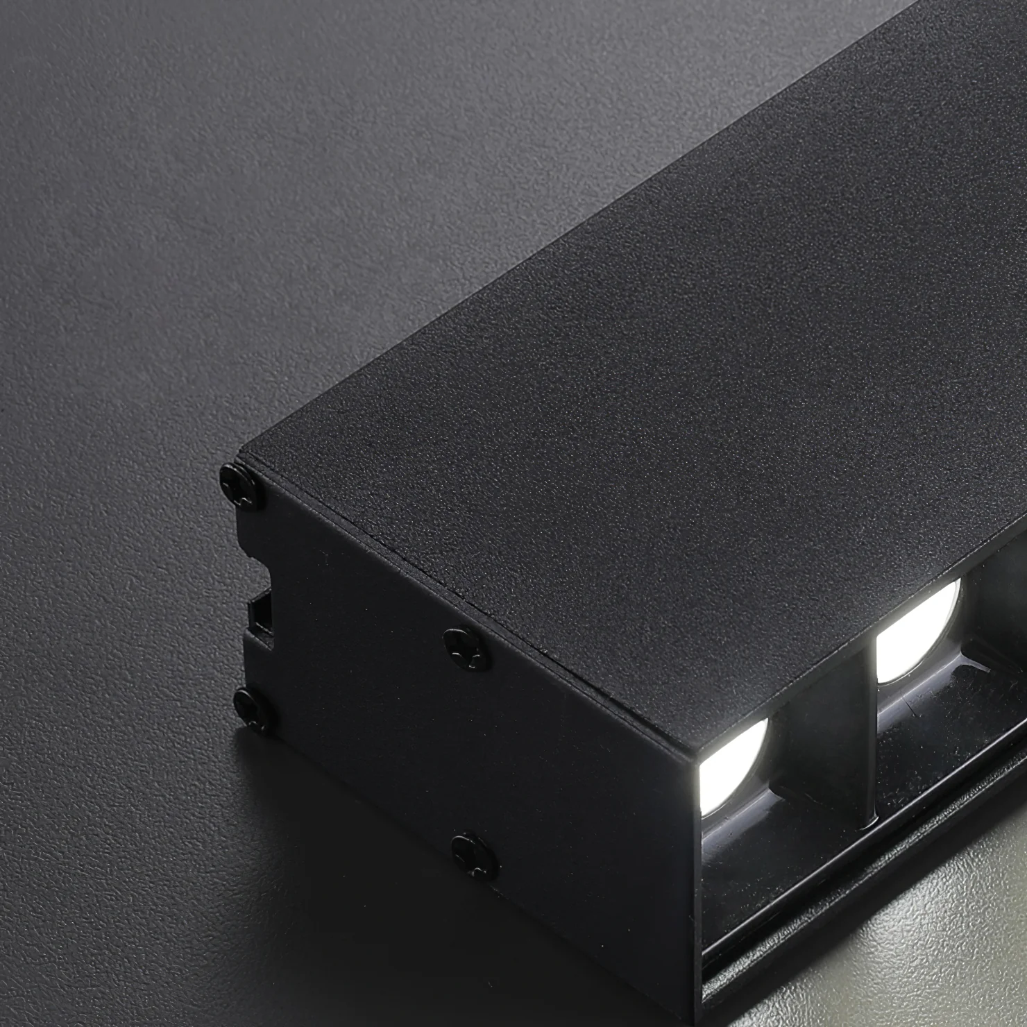 Подвесной светильник Magnetic Floating - 80см x 3см x 5см, черный B, теплый свет