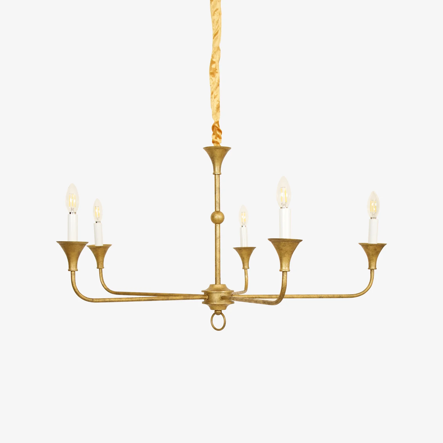 Люстра Elara Candle - 5 плафонов ∅91см x 47см, античная бронза