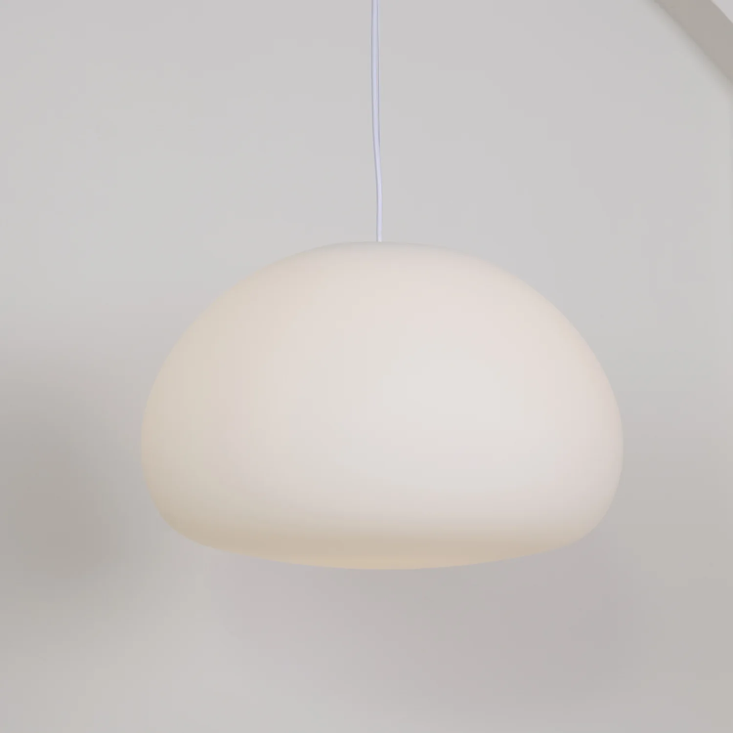 Подвесной светильник Fluid - ∅23см x 14см, белый