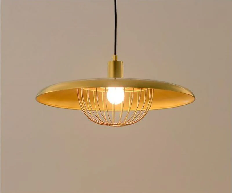 Подвесной светильник Kasa - ∅35см x 20см, медь