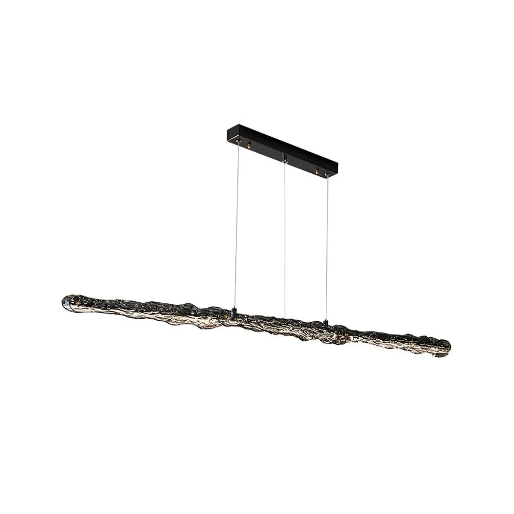 Подвесной светильник Capuccio LED Linear - 127см x 5см x 8см, черный, холодный свет