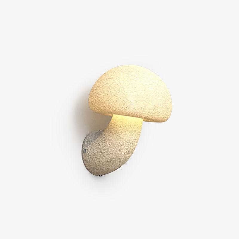 Настенный светильник Mushroom Resin - ∅20см х 20см, белый