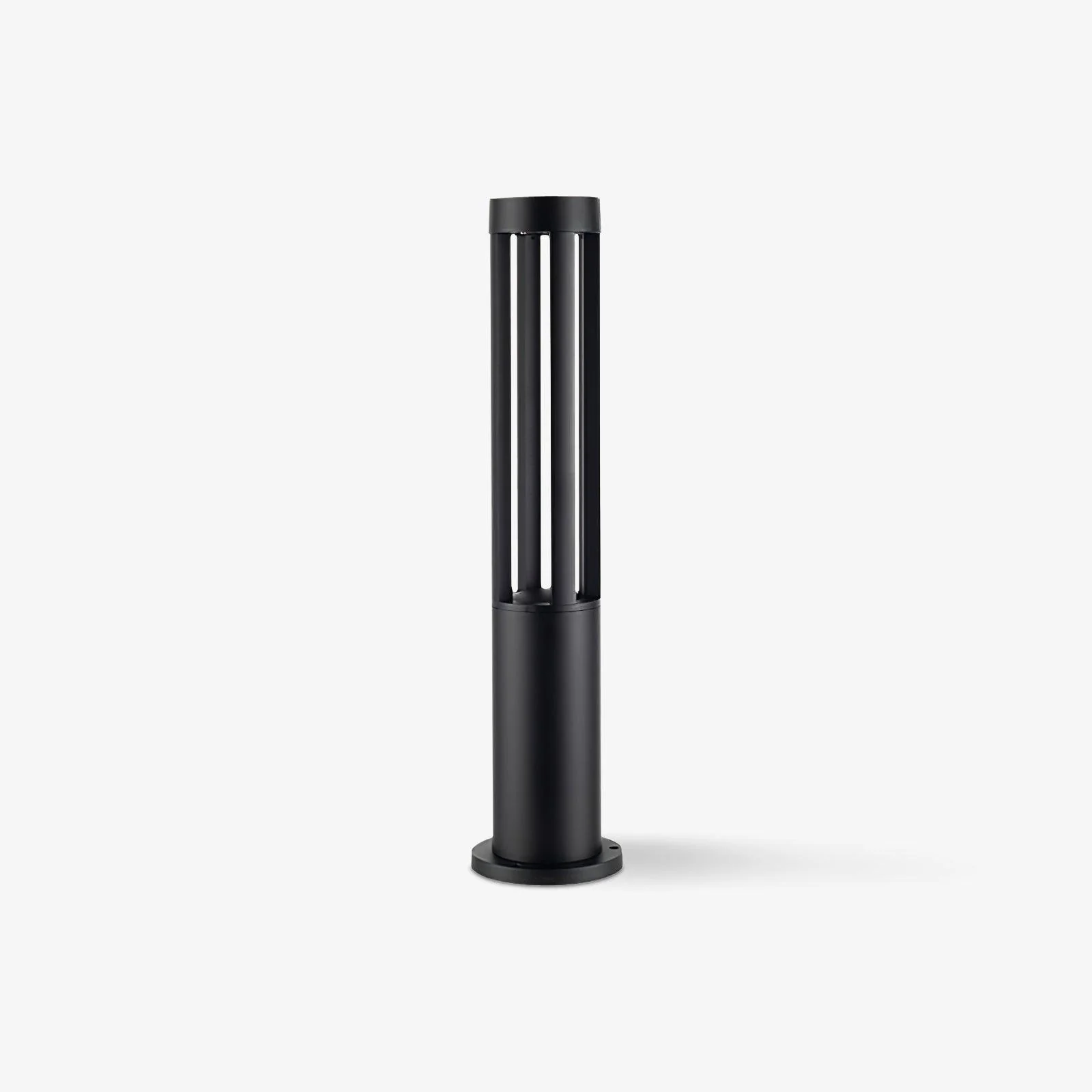 Уличный светильник Black Cylindrical Garden - ∅11см x 40см, черный, теплый свет