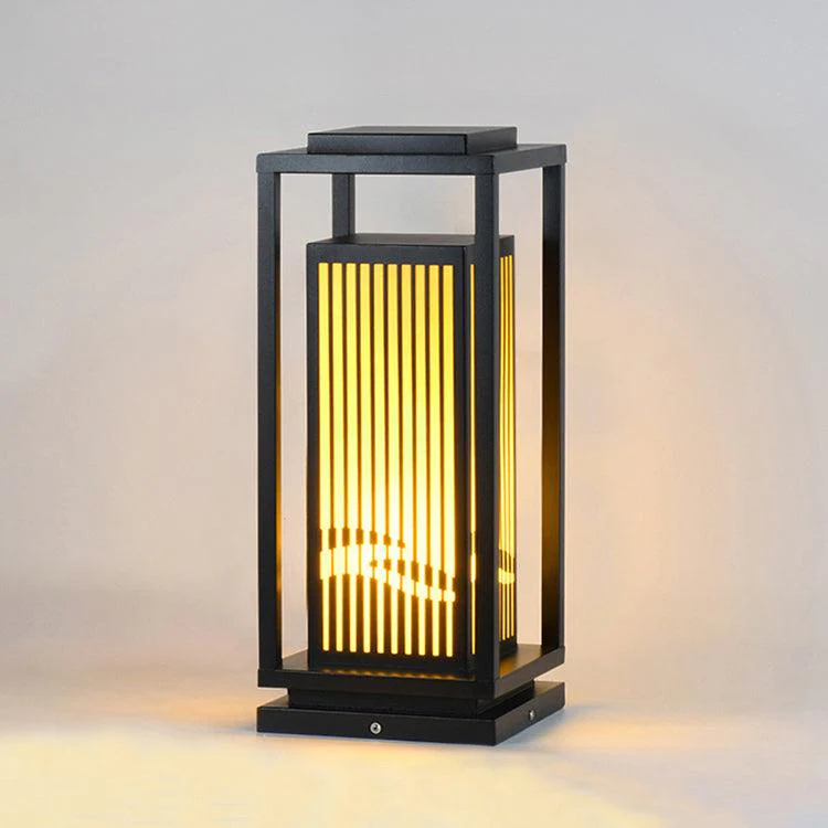 Уличный светильник Square Cage - ∅25см x 60см, черный