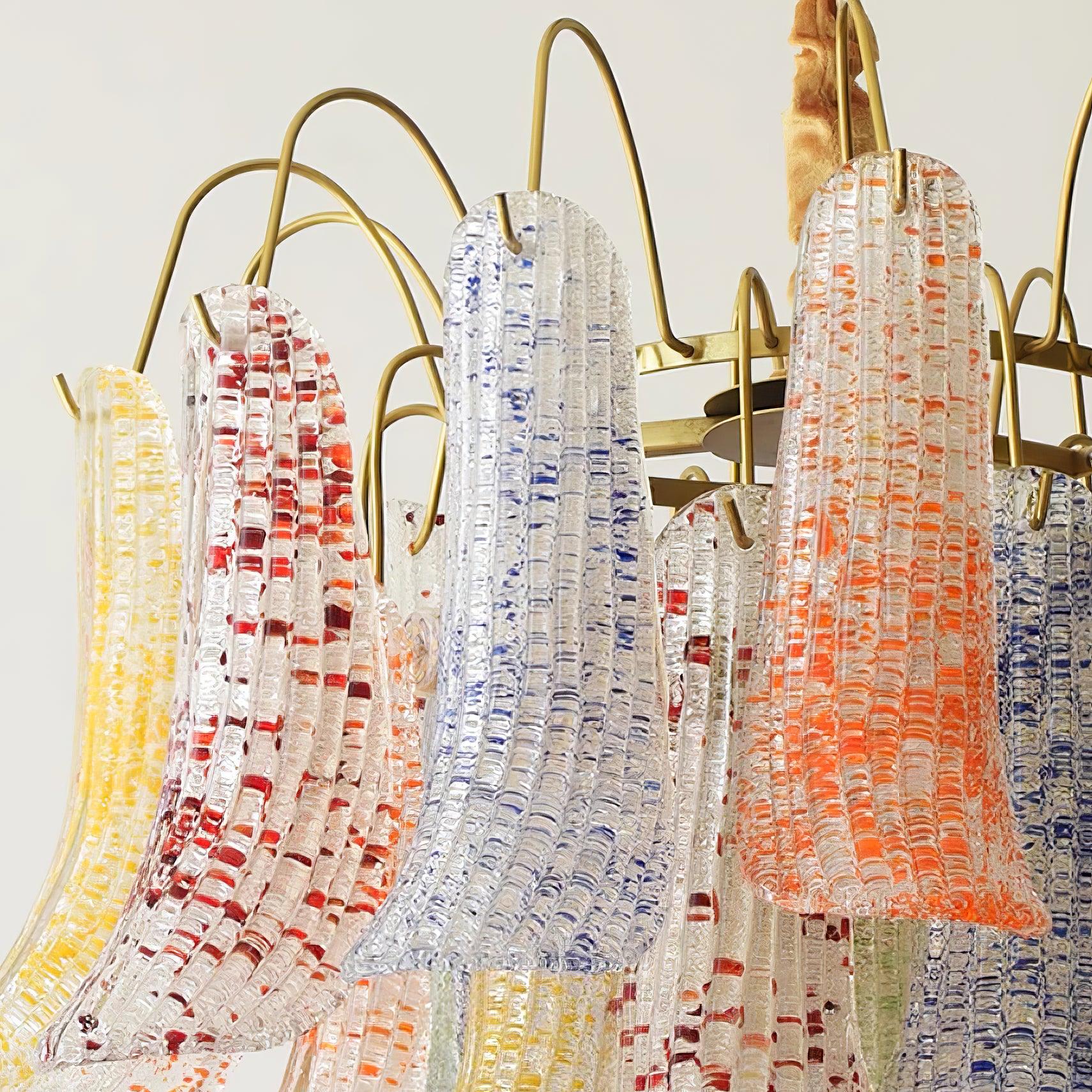 Люстра Venini Colorful Murano Glass - ∅50см x 46см, желтое стекло