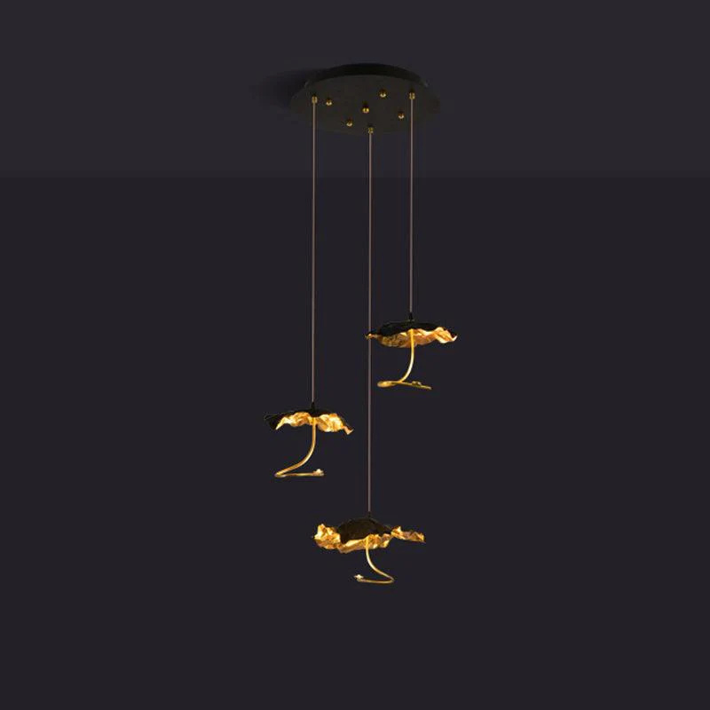 Люстра Brass Aviary Constellation - 1 подвес ∅25см х 15см, латунь, черный, теплый свет