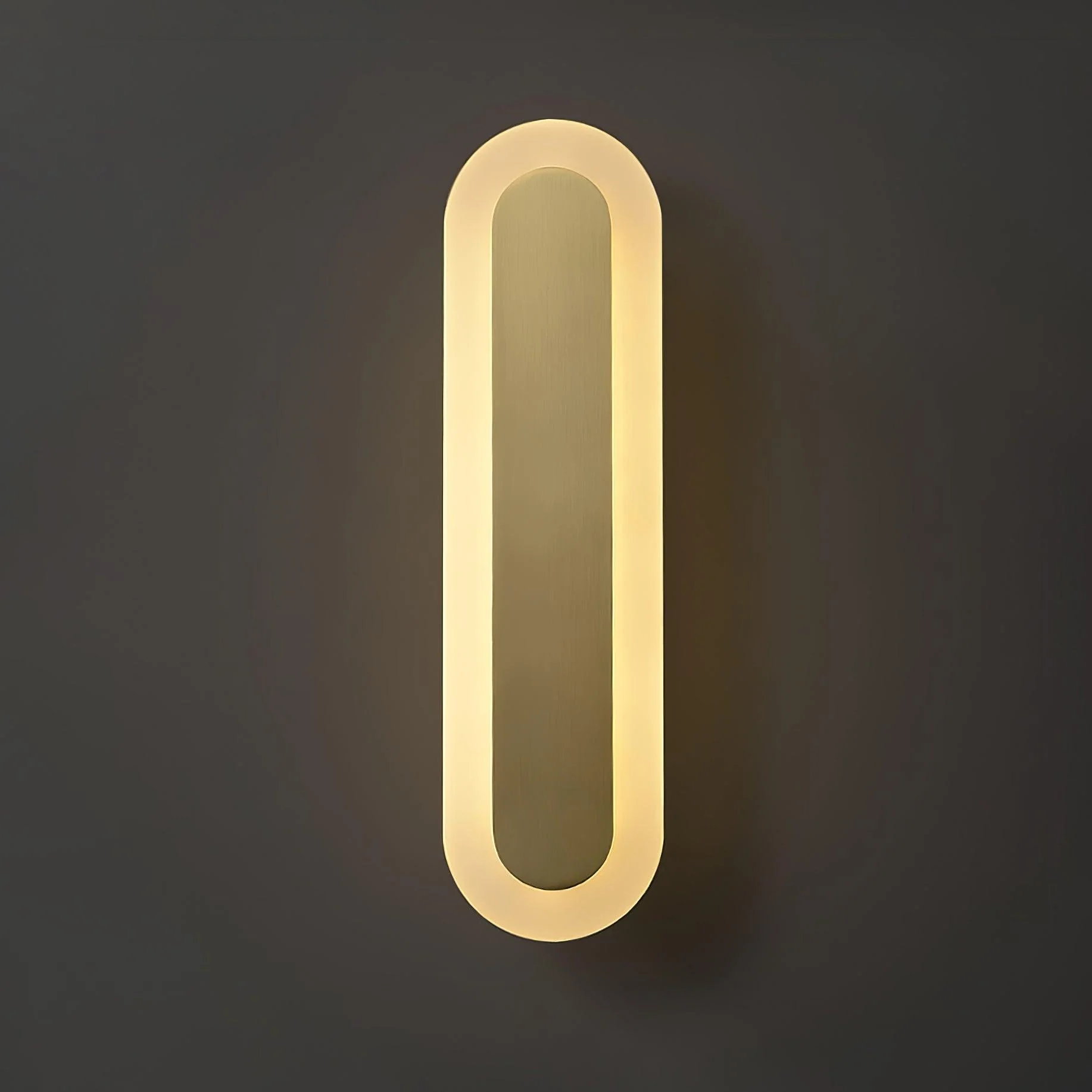 Daba Wall Lamp - W 6.3″ x H 17.7″ / W 16cm x H 45cm Set of 2 / Gold / Warm Light