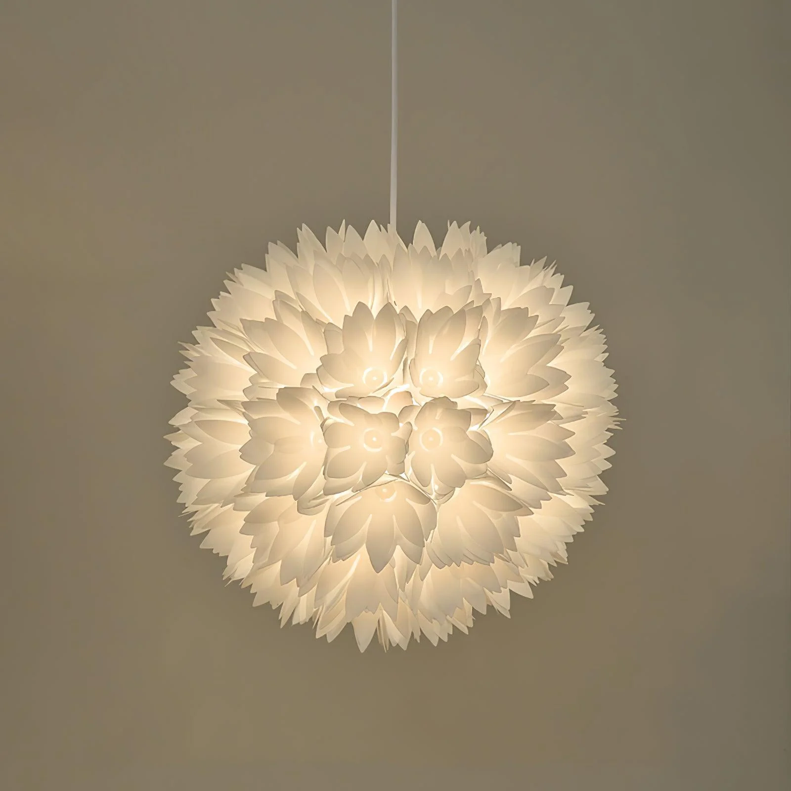 Подвесной светильник Flowers Ball - ∅38см x 38см, белый
