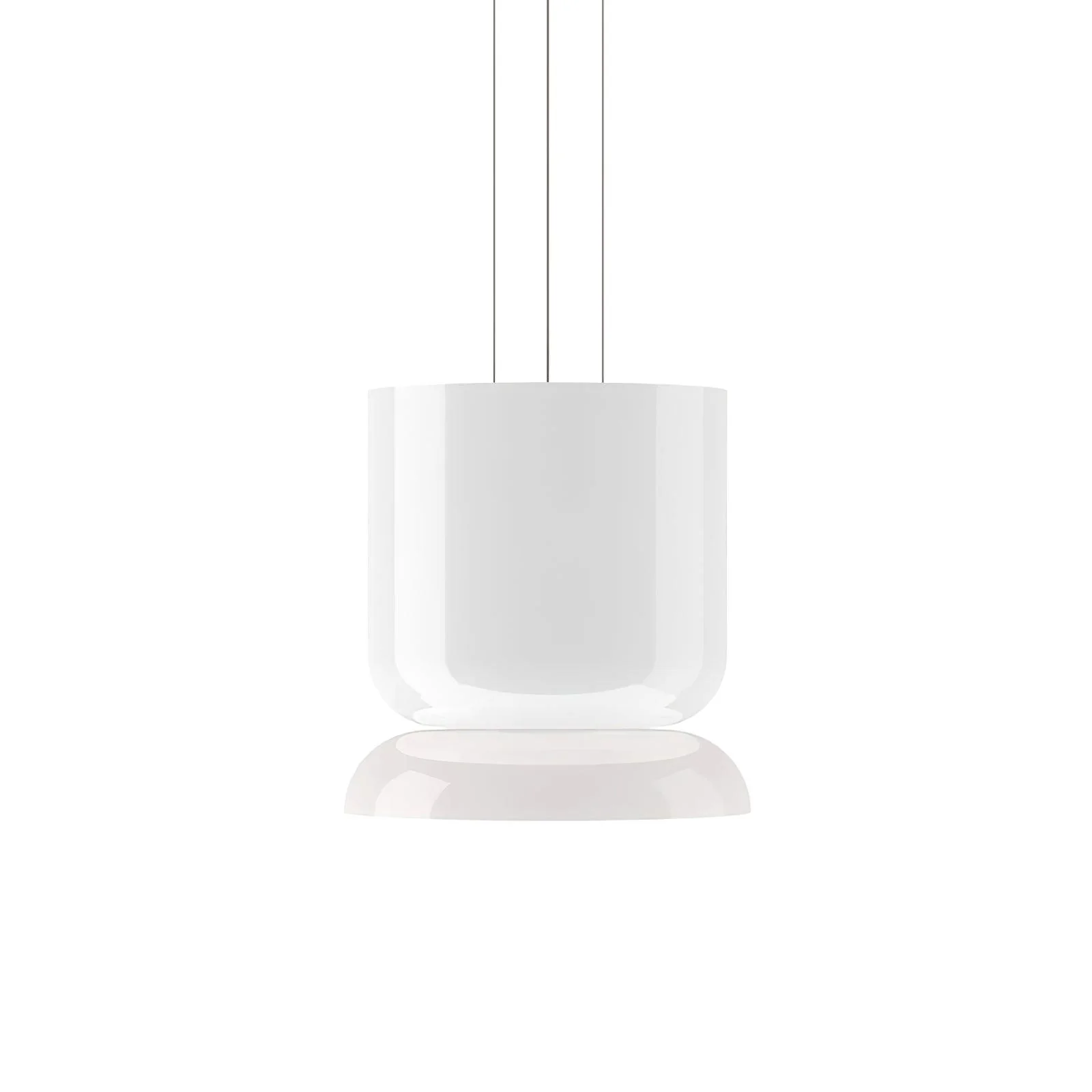 Подвесной светильник Totem Led - ∅33см x 36см, белый, теплый свет