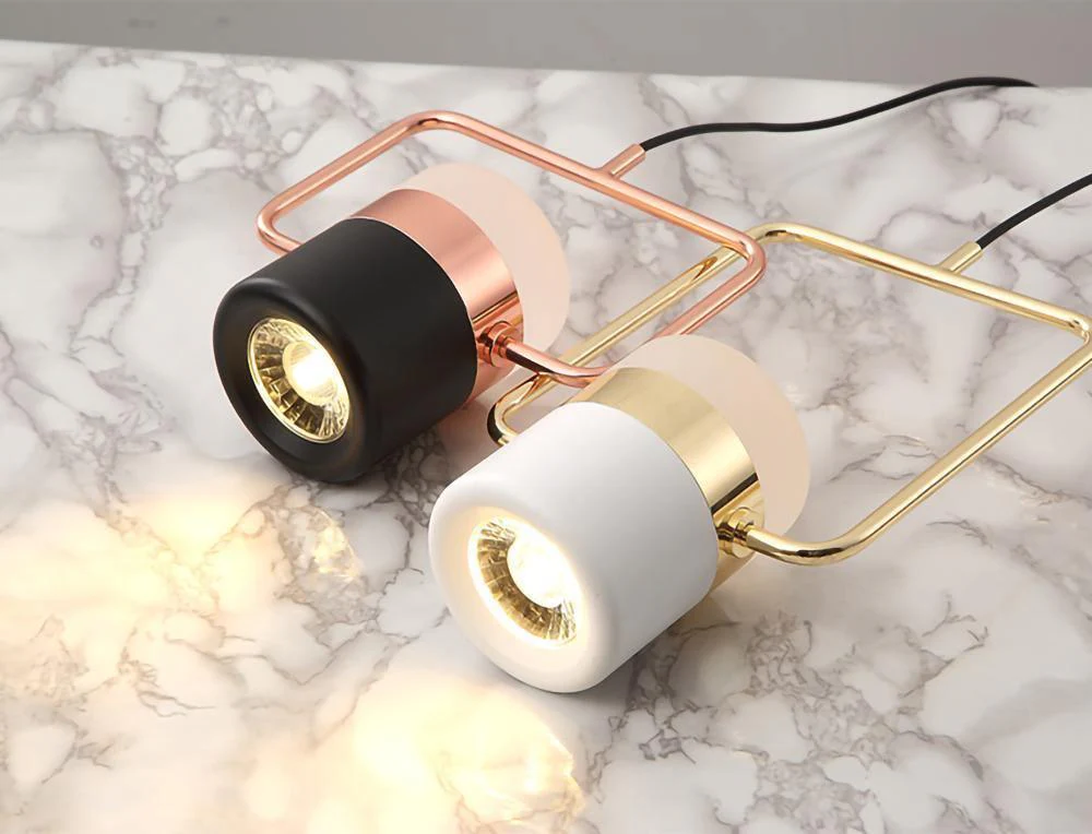 Подвесной светильник Adjustable Glass - горизонтальный: 18см x 11см, золотой, белый, холодный свет