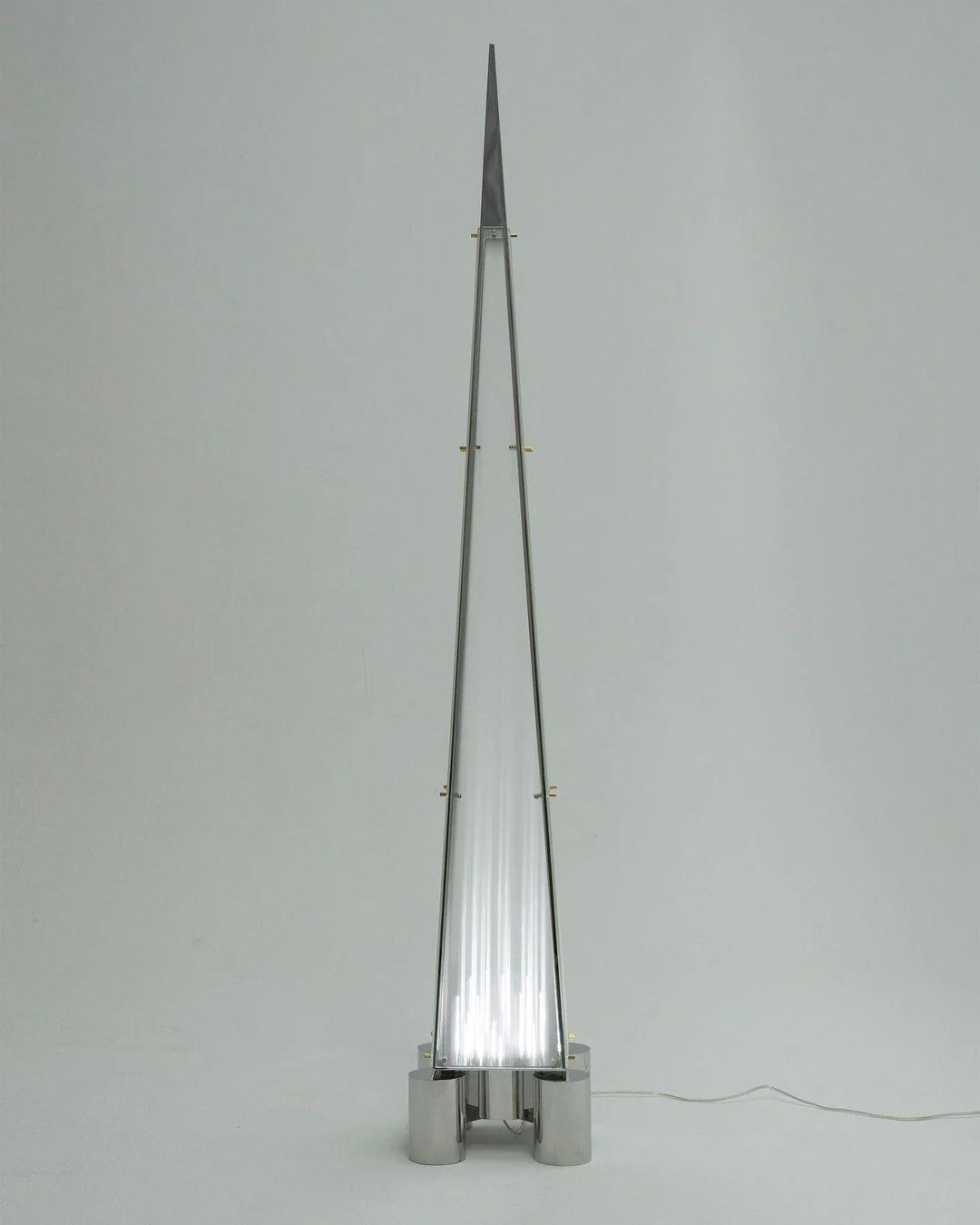 Fragment Floor Lamp - ∅ 12.5″ x H 79.5″/Dia 32cm x H 202cm / Chrome / US plug