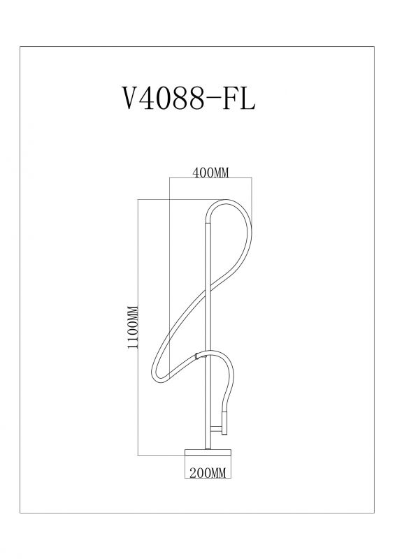 Торшер Moderli V4088-FL