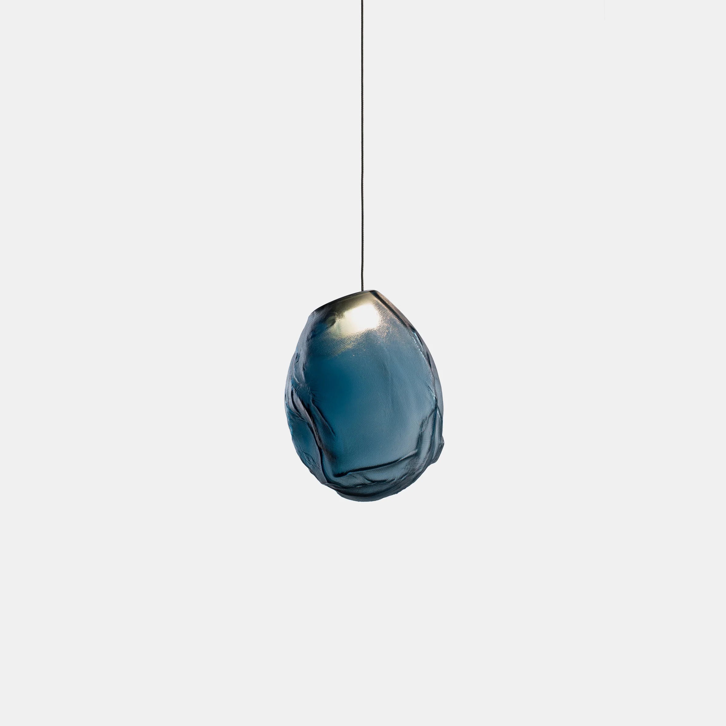 Подвесной светильник Liquid Glass Stone - 3 подвеса ∅30см x 120см, белый, теплый свет