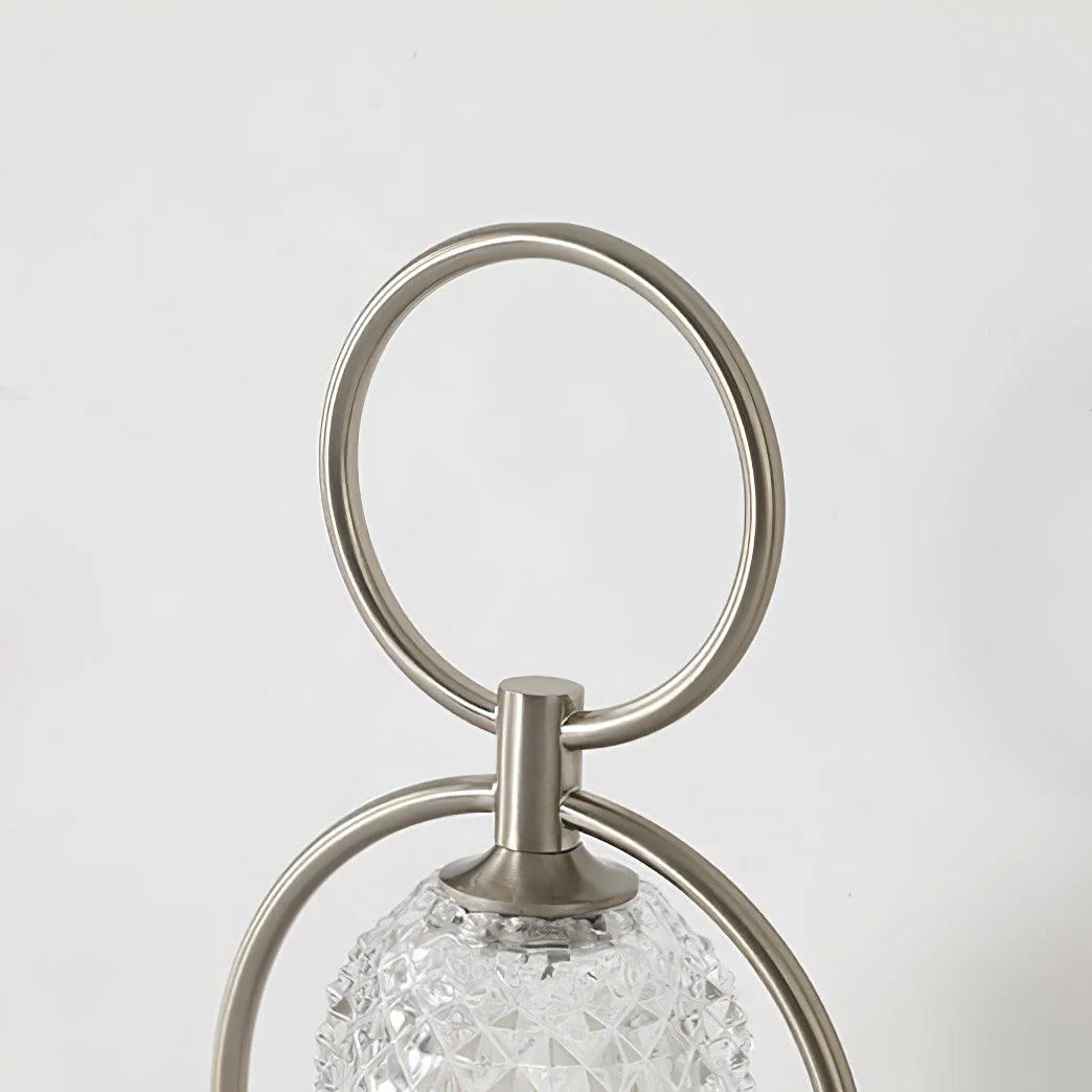Настольный светильник Wind Chime Portable Battery - ∅16см х 32см, синий, сенсорный