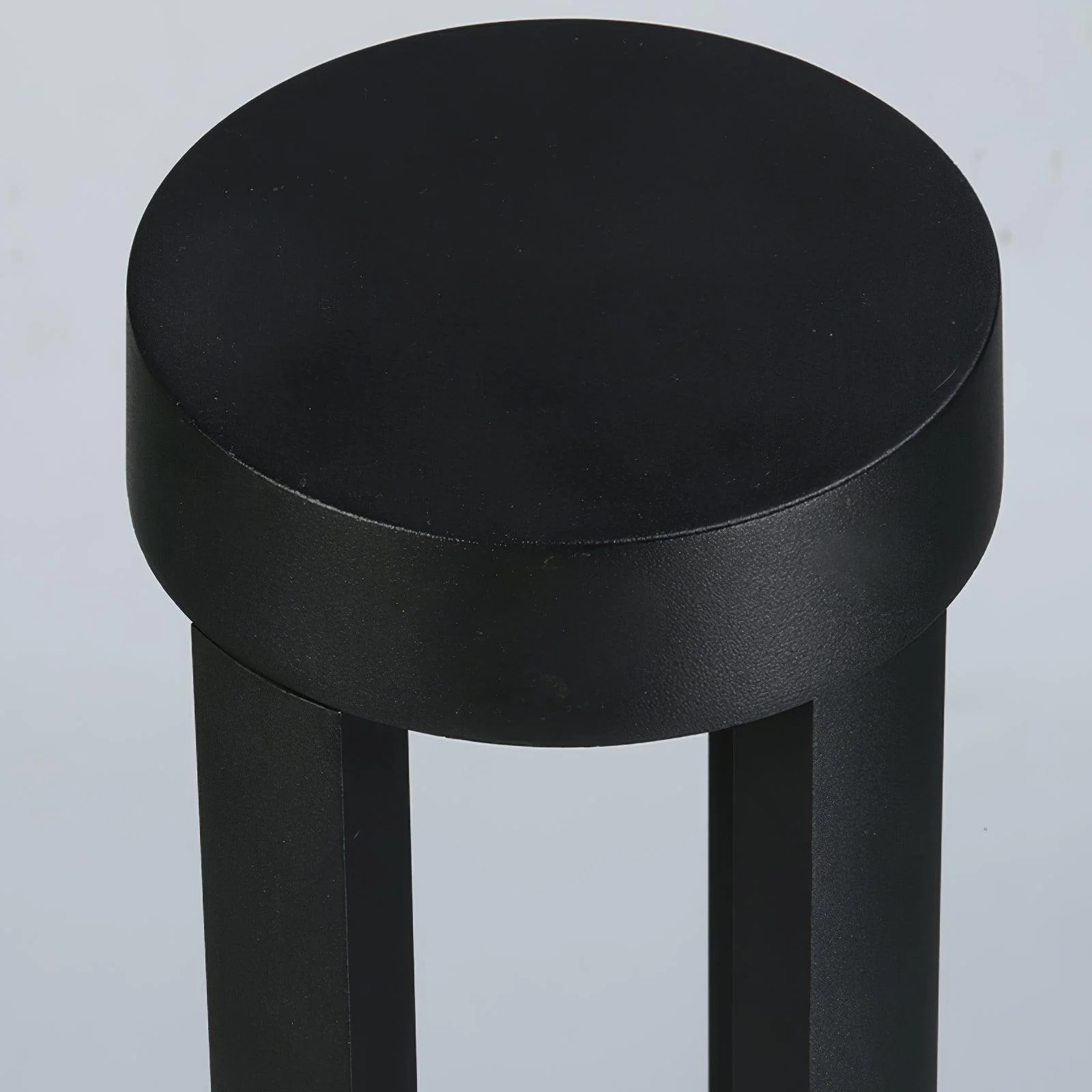 Уличный светильник Black Cylindrical Garden - ∅11см x 40см, черный, теплый свет